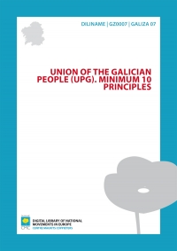 Union of the Galician People (UPG). Minimum 10 principles